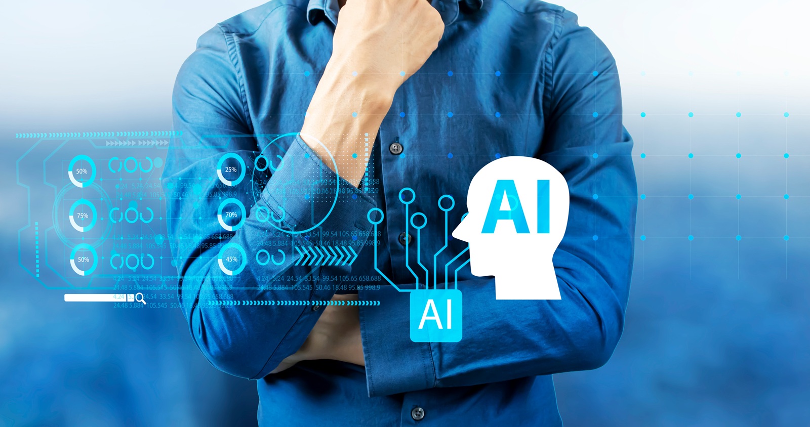 Software engineers work to develop AI systems for work.,Programm
