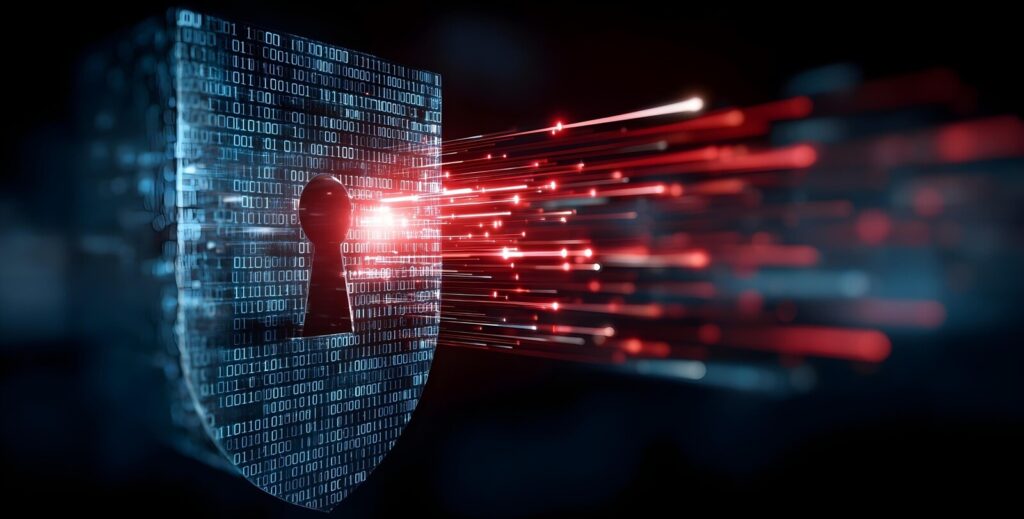 cyber security and information safety concept