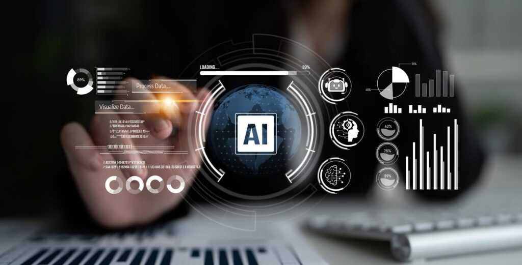 AI assistant with LLM, big data, machine learning, and generative AI powers