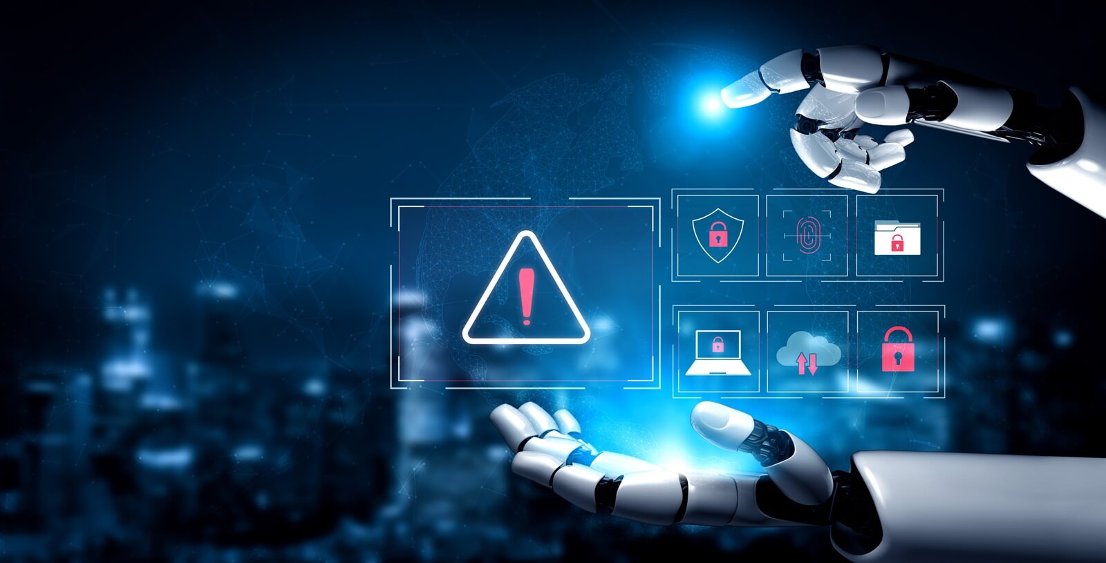 ai identifies cybersecurity threat and breach by protecting data, detecting threat