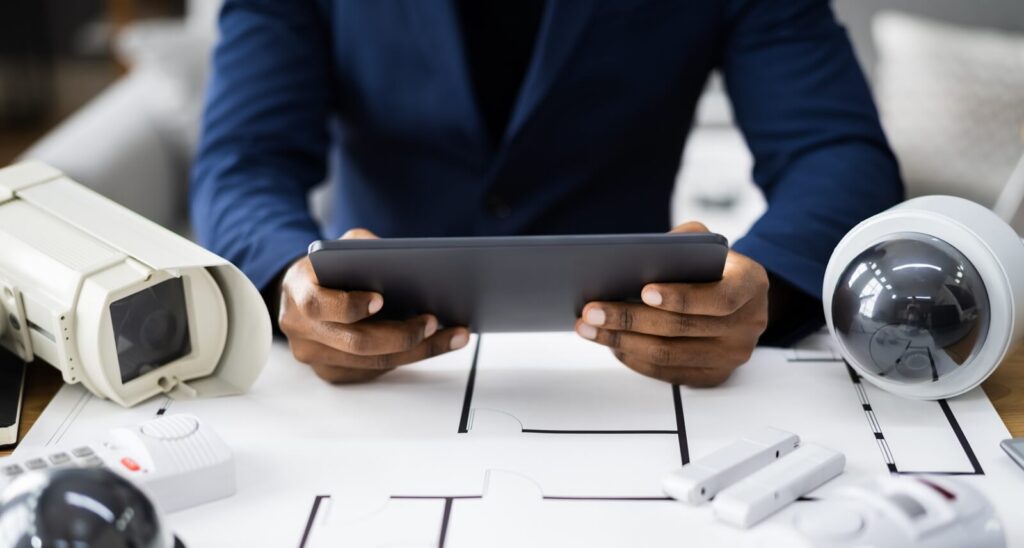 cctv security system alarm home office equipment