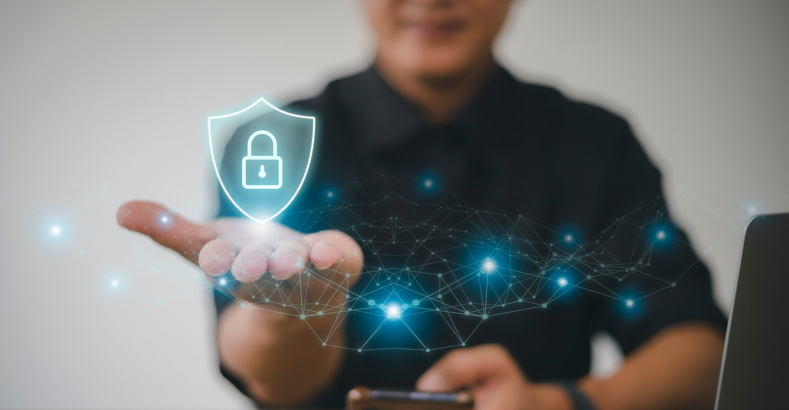 cyber security, information security and encryption, secure access to user's personal information