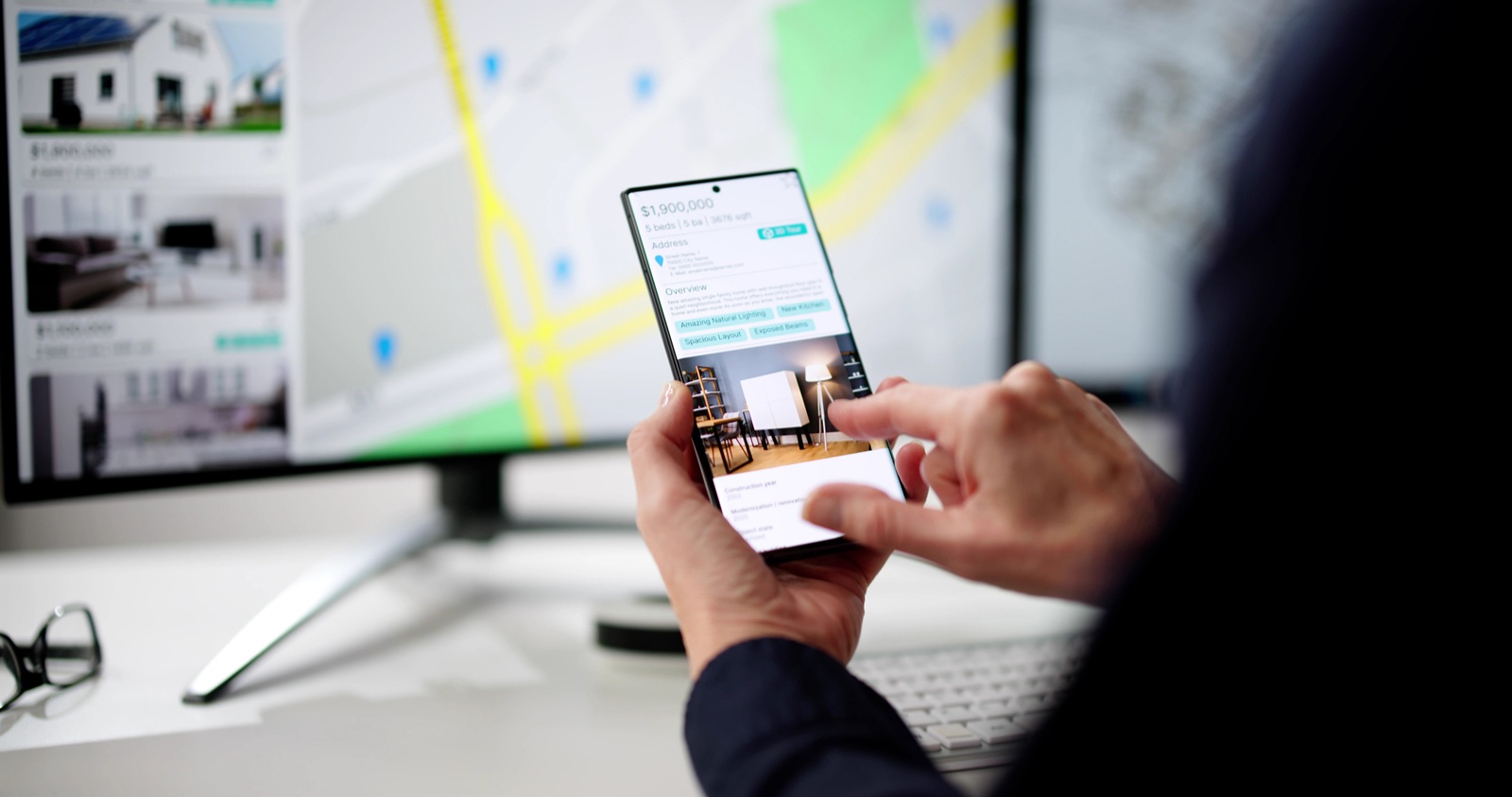 online real estate property search and web listing