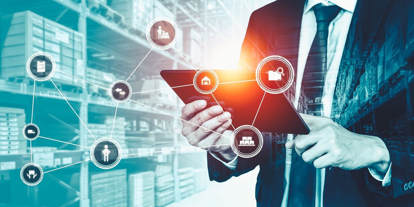concept of supply chain and logistic network business