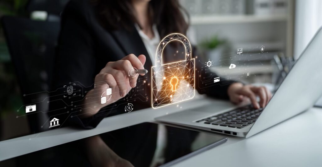 cyber security uses AI, digital security protects cloud