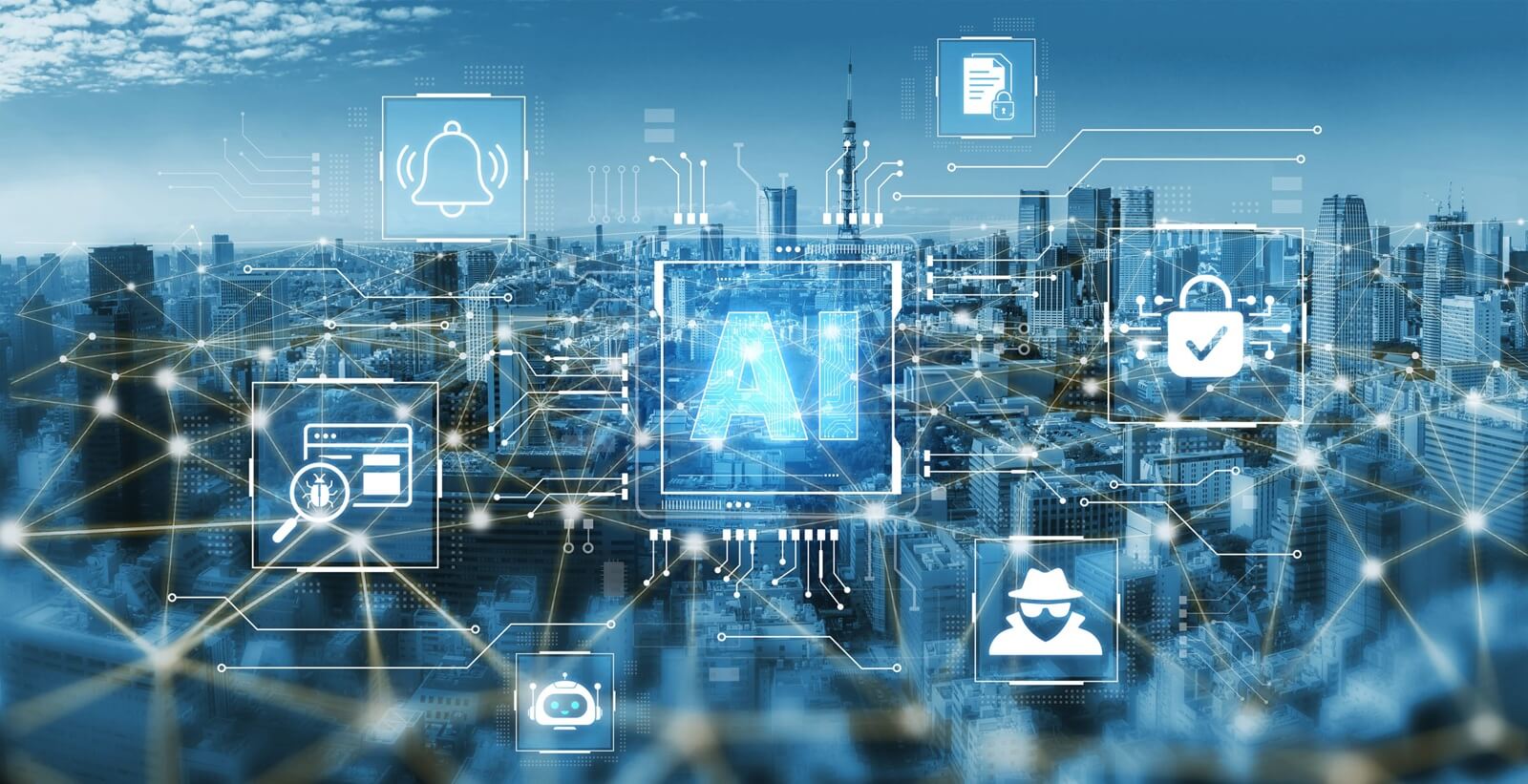 AI cybersecurity strengthens security with monitoring and detection