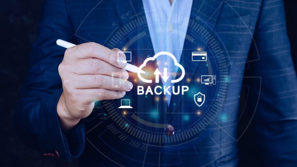 Internet data storage backup, technology business concept (1)