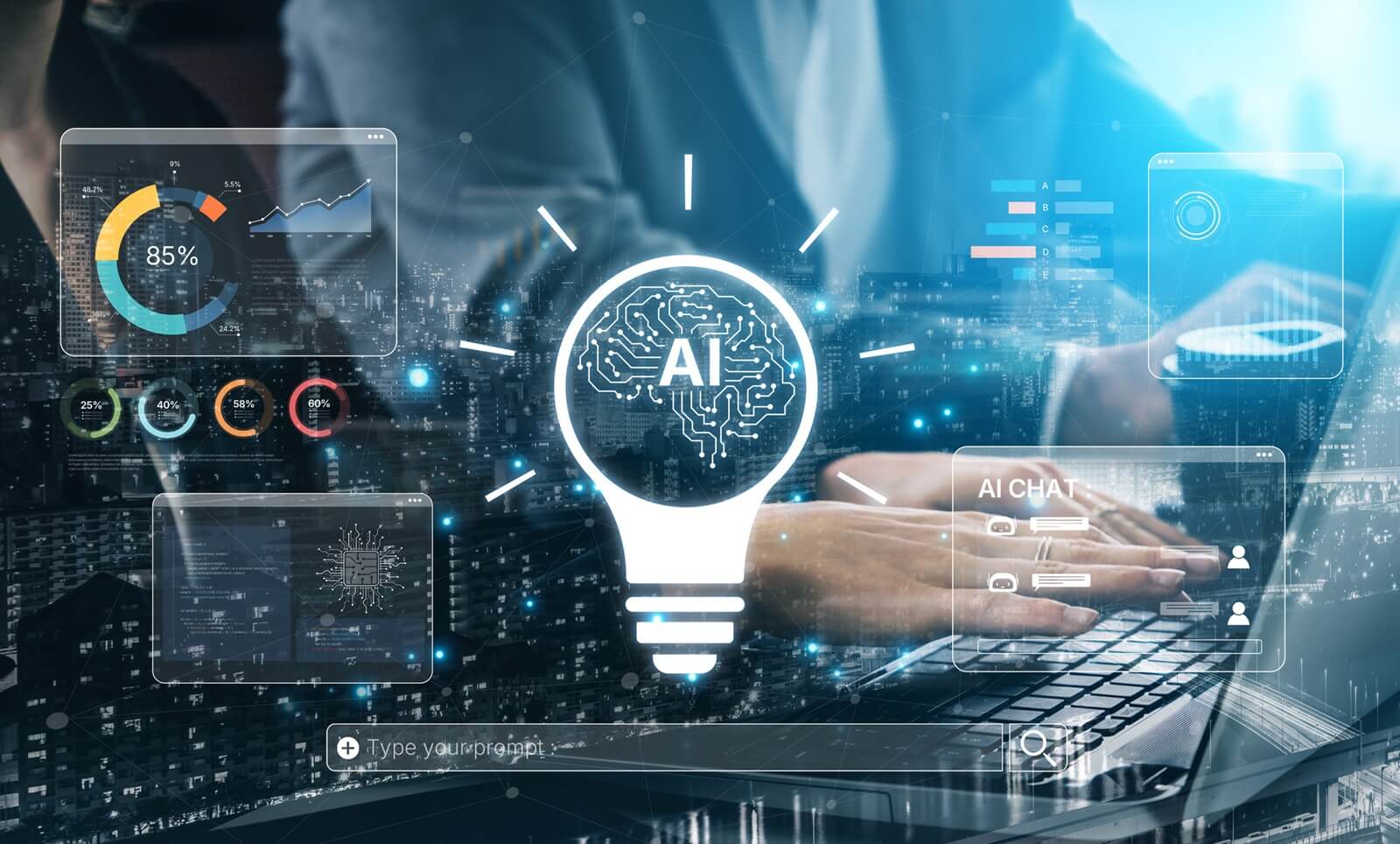 user interface for a generative Artificial Intelligence platform